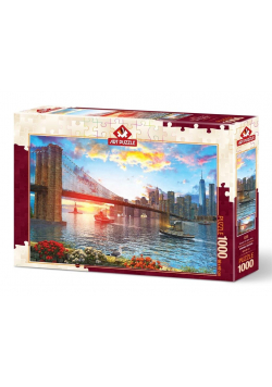Puzzle 1000 Zachód słońca w Nowym Yorku