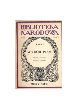 Tacyt. Wybór pism