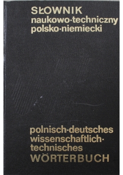 Słownik naukowo techniczny polsko niemiecki