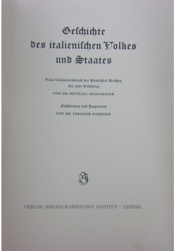 Geschichete des italienischen Volkes und Staates, 1940 r.