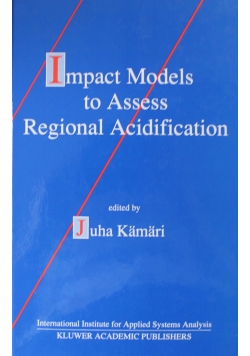 Impact Models to Assess Regional Acidification