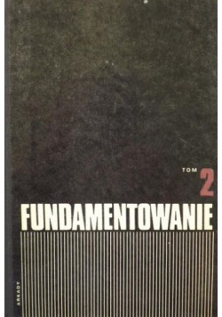 Fundamentowanie tom 2