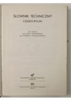 Słownik techniczny: czesko-polski