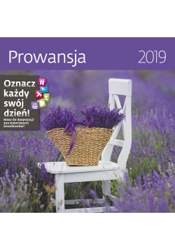Kalendarz wieloplanszowy Prowansja 30x30 2019