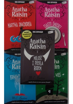 Agatha Raisin, seria kryminałów,  5 książek