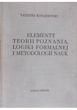 Elementy Teorii Poznania  Logiki