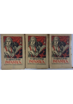Infantka cz. I/II/III, zestaw 3 książek, 1929r.