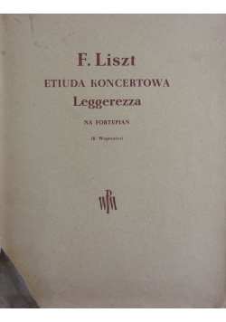Etiuda koncertowa Leggerezza na fortepian