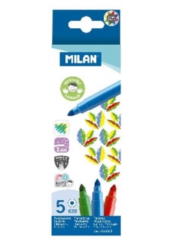 Flamastry Magic 5 kolorów MILAN