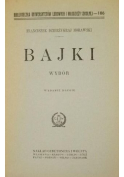 Bajki wybór , 1925 r.