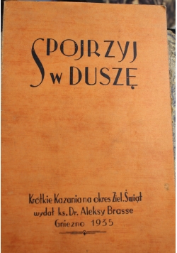 Spojrzyj w duszę 1935 r.