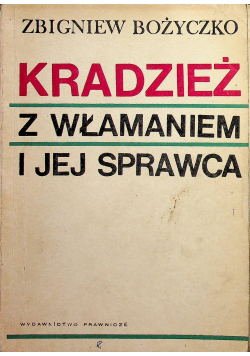 Kradzież z włamaniem i jej sprawca