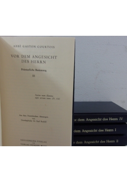 Vor dem Angesicht des Herrn, t. 1-4