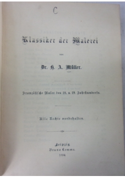 Klassiker der Malerei