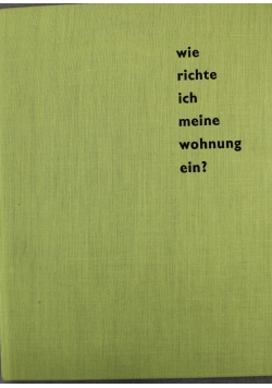 Wie richte ich meine wohnung ein