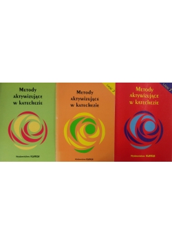 Metody aktywizujące w katechezie, zestaw 3 książek