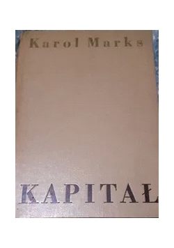 Kapitał Karol Marks