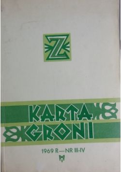 Karta groni, nr II-IV