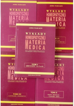Wykłady homeopatycznej Materia Medica, 5 tomów