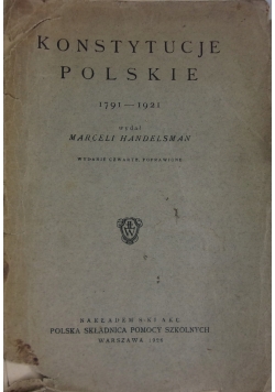 Konstytucje Polskie 1926 r.