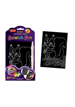 Scratch Art. Tęczowa seria - Wiewiórka