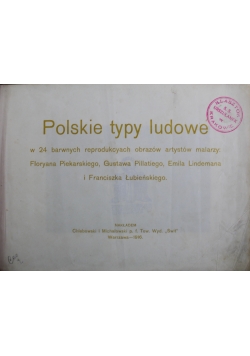 Polskie typy ludowe 1916 r.
