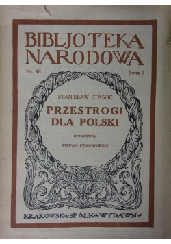 Przestrogi dla Polski 1926 r