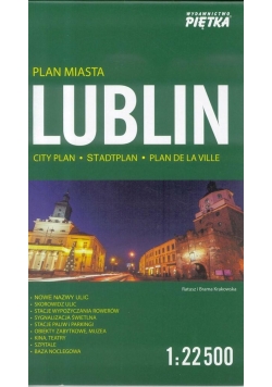 Lublin 1:22 500 plan miasta PIĘTKA