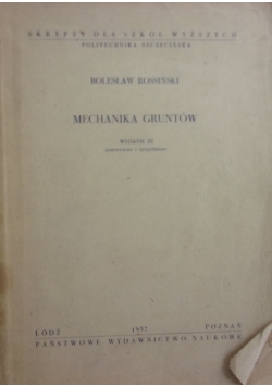 Mechanika gruntów wydanie III