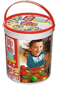 Kreatywne wyklejanki - Kubełek Literek i Cyf TREFL