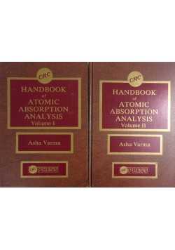 Handbook of atomic absorption analysis, tom I-II