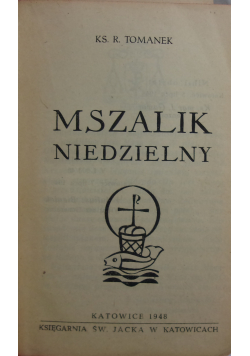 Mszalnik niedzielny 1948 r