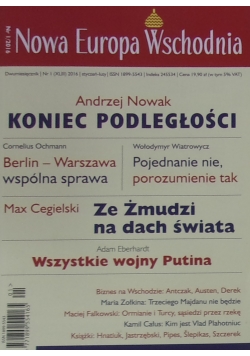 Dwumiesięcznik Nowa Europa Wschodnia, Nr 1/2016