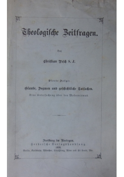 Theologische Beitfragen ,1908r.