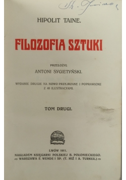 Filozofia sztuki, 1911 r.