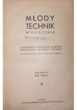 Młody Technik-Miesięcznik Nr.1-10 ,1935r.