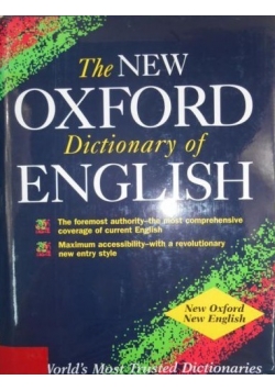 New Oxford Dictionary of English