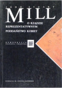 O rządzie reprezentatywnym. Poddaństwo kobiet.