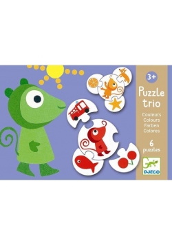 Puzzle trójki - Kolory