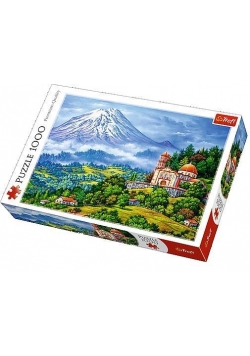 Puzzle 1000 Pejzaż z wulkanem TREFL