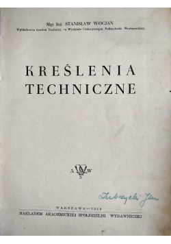 Kreślenia techniczne, 1949 r.