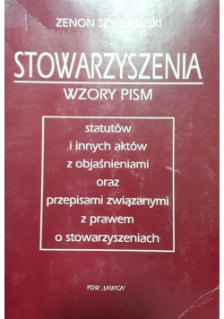 Stowarzyszenia wzory pism
