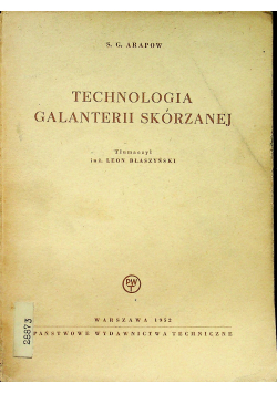 Technologia galanterii skórzanej