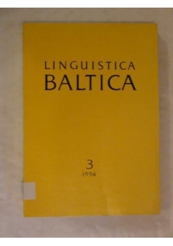 Linguistica Baltica, vol. 3