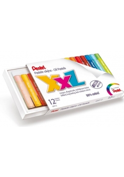 Kredki Pastele olejne XXL 12 kolorów PENTEL