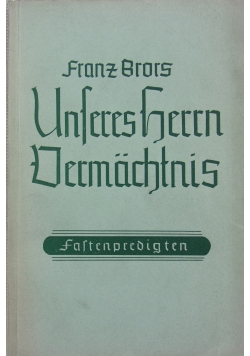 Unferes berrn Bermachtis, 1939r.