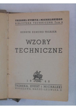 Wzory techniczne, 1948 r.