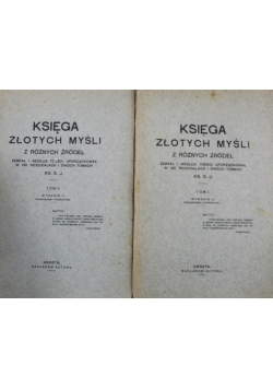 Księga złotych myśli Tom 1 i 2