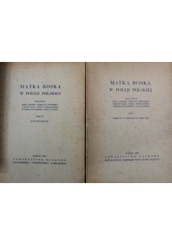 Matka Boska w poezji polskiej 2 Tomy