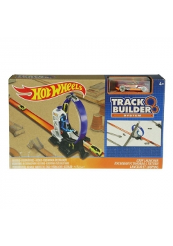 Hot Wheels Track Builder Zestaw Pętla z wyrzutnią